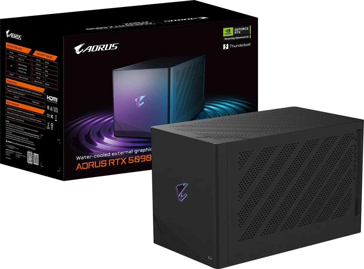 Gigabyte GeForce RTX 5090 32GB Aorus AI BOX, bild 4