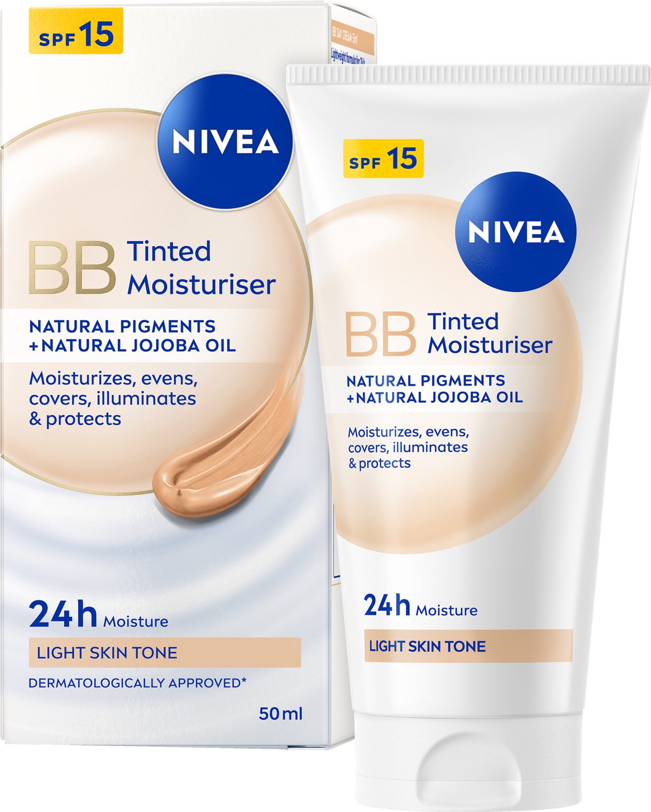 NIVEA BB Tinted Moisturiser SPF 15 Light 50 ml, bild 3
