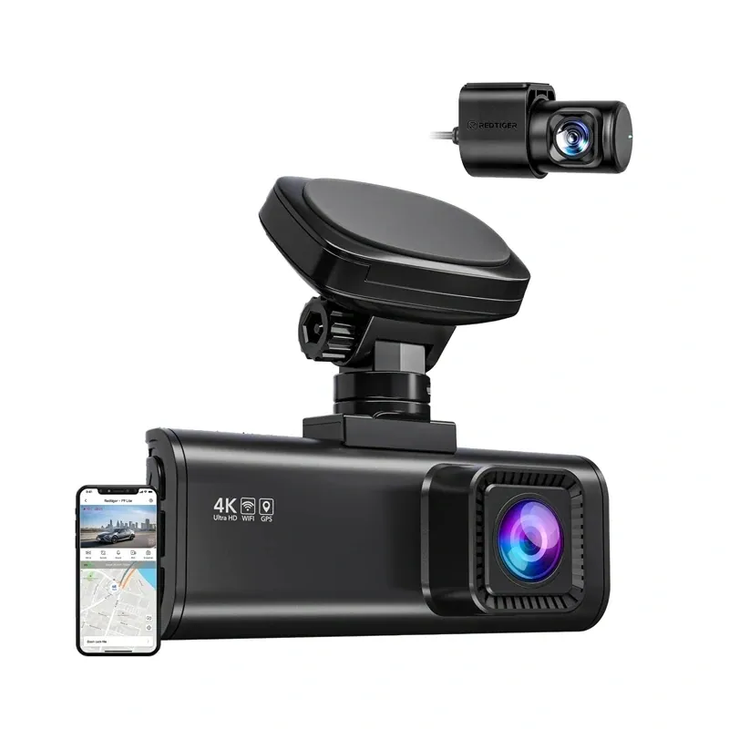 REDTIGER F7N Pro WiFi 4K + 1080p bilkamera, bild 3