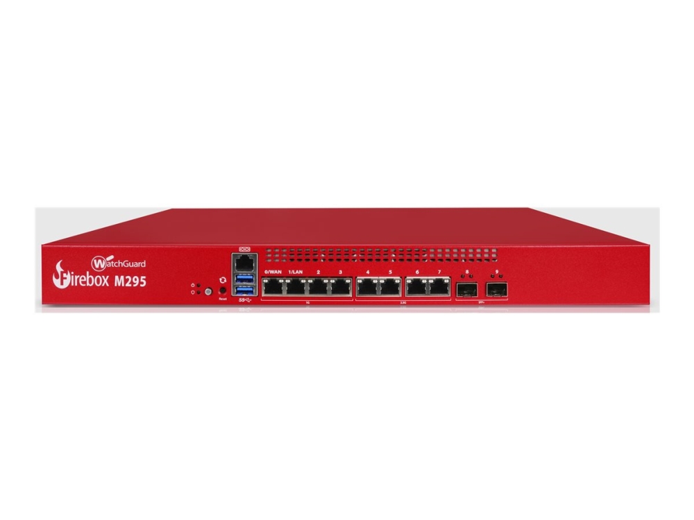 WatchGuard Firebox M295 - Säkerhetsfunktion - 1GbE, 2.5GbE