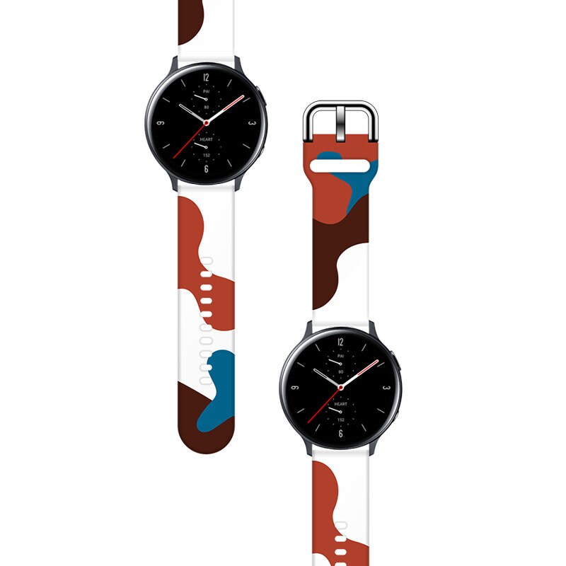 Armband Moro för Samsung Galaxy Watch 40/41/42/43/44 mm silikonarmband - mönster 8, bild 2