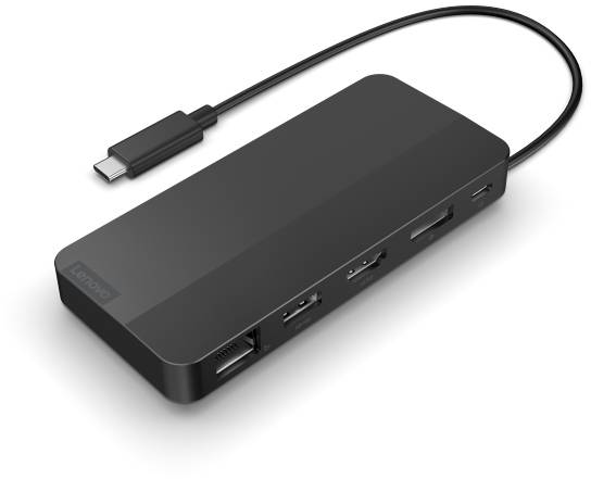 Lenovo USB-C Dual Display-resdocka (100 W strömadapter ingår), bild 5