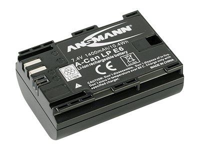 Ansmann A-Can LP-E6 - Batteri - 1000 mAh - för Canon LC-E6, LC-E6E, XC10, XC15 EOS 5D, 5DS, 60, 6D, 70, 7D, 80, 90, R, R5, R6, R7, Ra