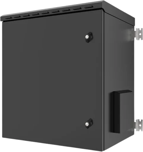 Lanview by Logon 19" 12U Rack 600 x 450mm Wallmount IP55 Svart
