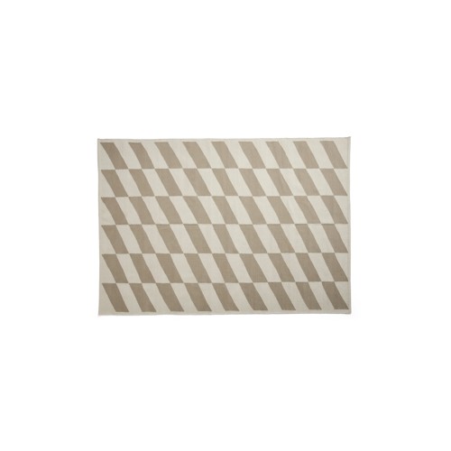 HAY - Shift Kelim Matta - B140 x L200 cm - Beige & Vit