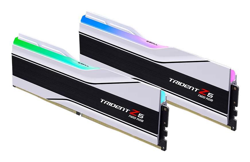 48 GB (2x24GB) DDR5-8400 G.Skill Trident Z5 RGB CL40, XMP - Vit/Silver, bild 3