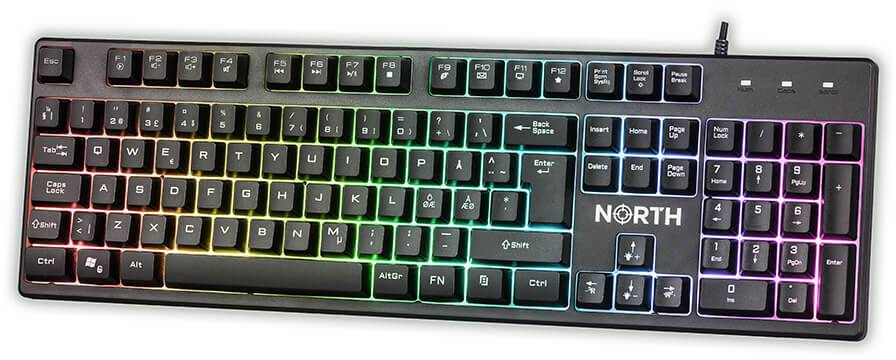 North Gaming Keyboard K100 RGB, bild 2