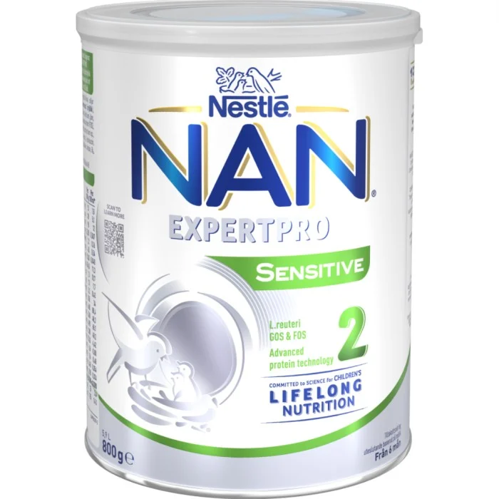 Nestlé NAN ExpertPro Sensitive 2 tillskottsnäring 800 g