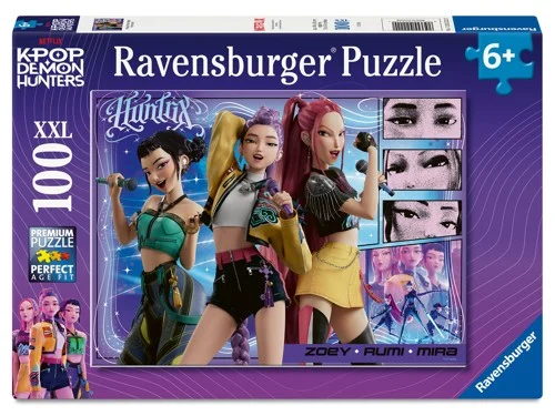 Ravensburger KPop Demon Hunters Zoey, Rumi & Mira Puzzle XXL (100 bitar), bild 2