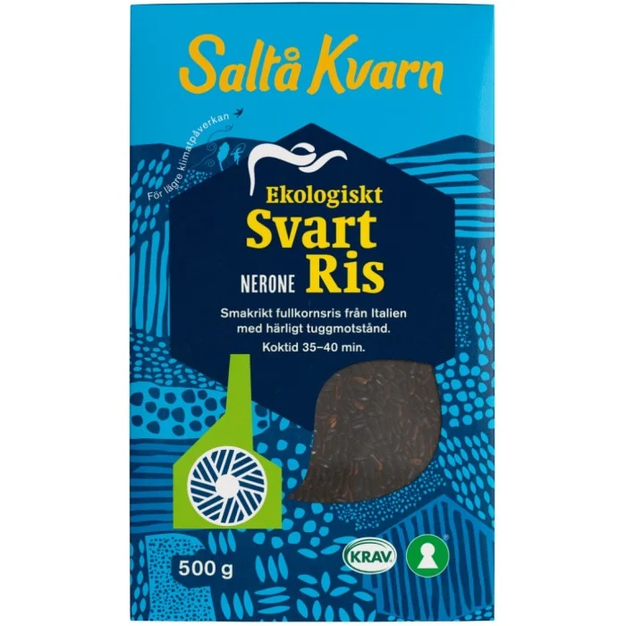 Saltå Kvarn Svart Ris 500 g