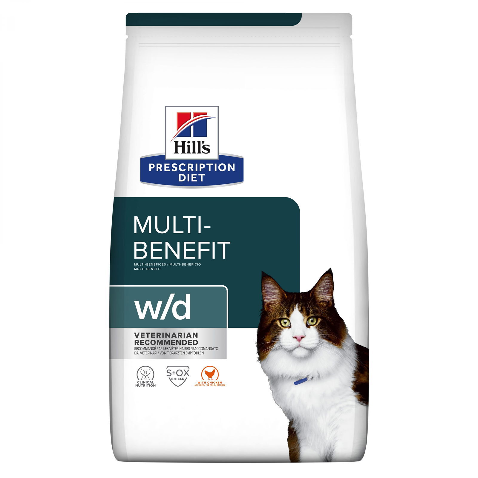Hill's Prescription Diet Feline w/d Multi Benefit Chicken 3 kg