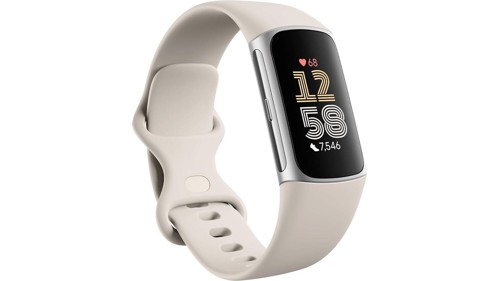 Fitbit Charge 6 aktivitetsarmband AMOLED GPS NFC, Porslin/Silver, bild 4