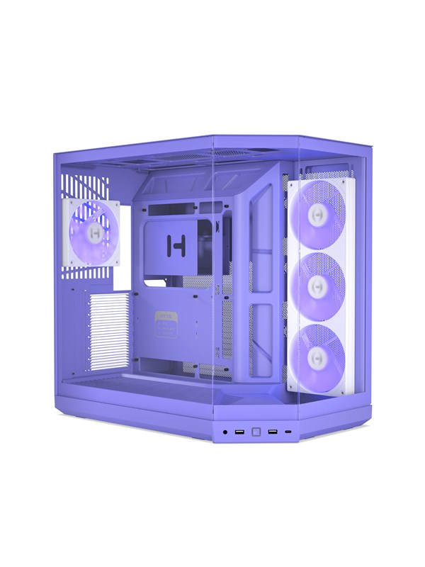 HYTE Y50 ARGB (Taro Milk) - Chassi - Miditower - Lila