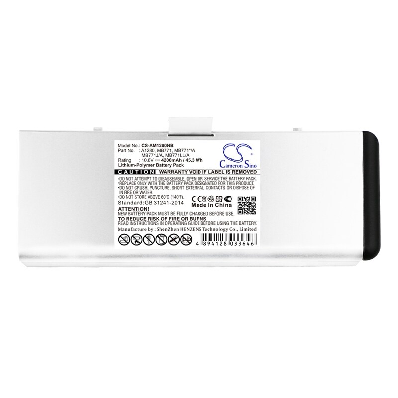 Batteri till Laptop, Bärbar dator för Apple MacBook 13" A1278, MacBook 13" MB466*/A m.fl., bild 2