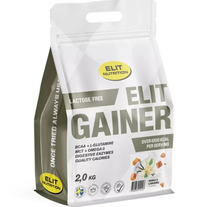 Elit Nutrition ELIT GAINER - Lactose free Vanilla Caramel 2000 g