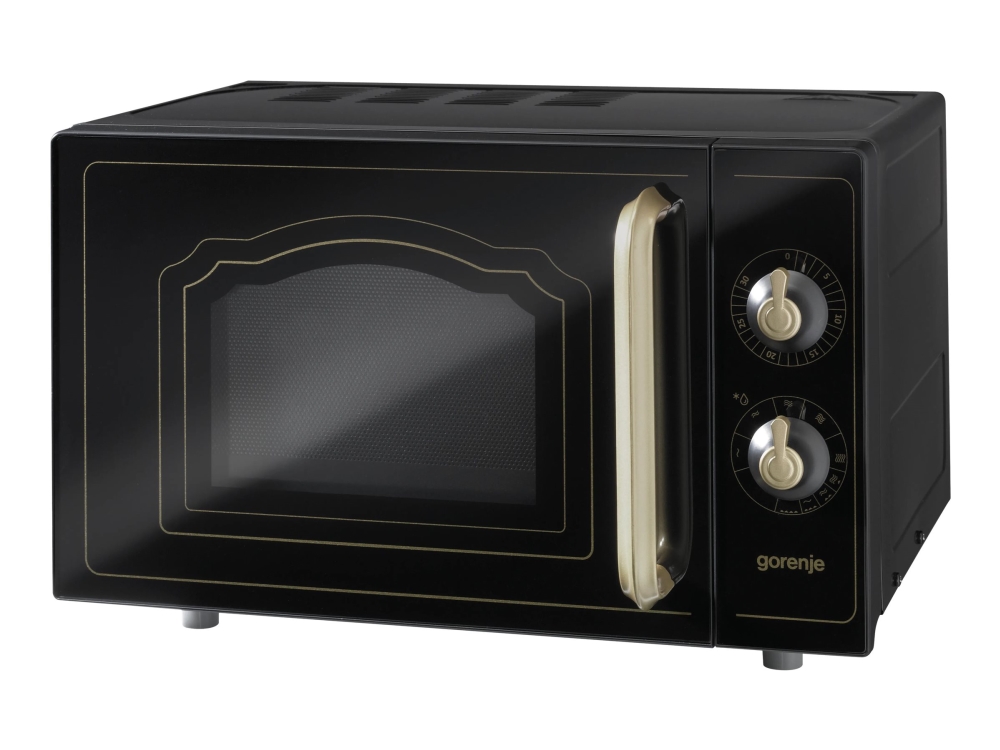 Gorenje MO4250CLB - Mikrovågsugn med grill - 20 liter - 700 W - mattsvart