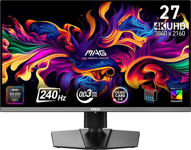 MSI 27" MAG 272UP X24 OLED 4K 240 Hz, bild 3