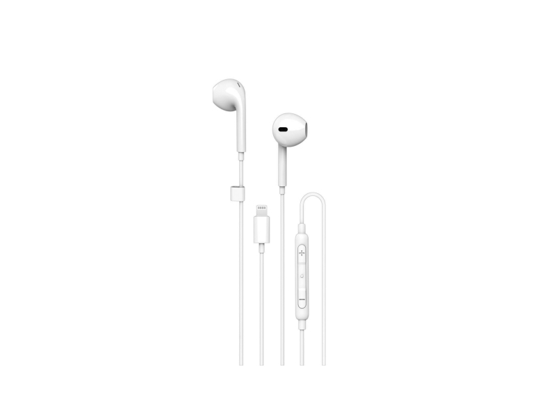 Hörlurar, UniSynk in-ear, Lightning-kontakt, vit