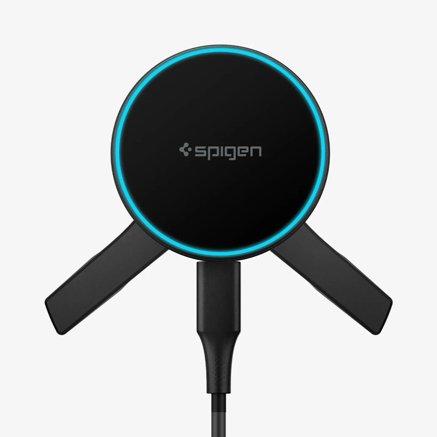 Spigen EV15MAQ Essential mobilhållare för bil, luftventil Qi2 MagSafe 15W svart, bild 3