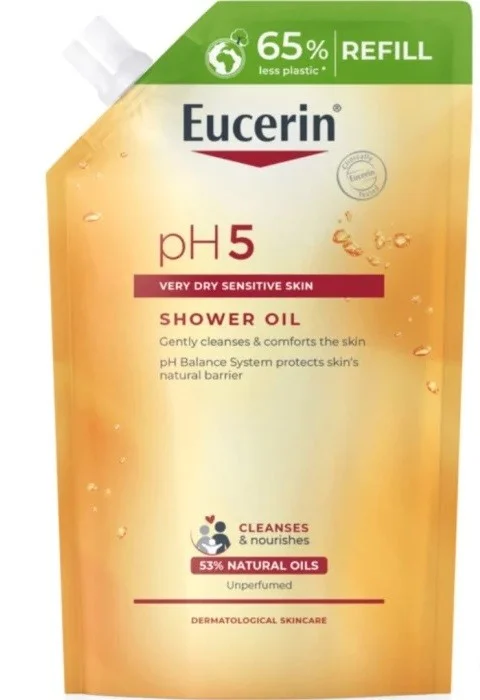 Eucerin pH5 Shower Oil Oparfymerad Refill 400 ml 400 ml