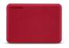 4 TB Toshiba Canvio Advance, 2.5", USB 3.2 Gen.1 - Röd