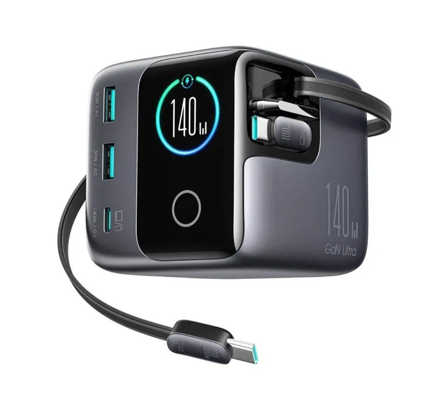 JOYROOM PODIXJR-TRD01 140 W 5-in-1 GaN Laddstation - Grå