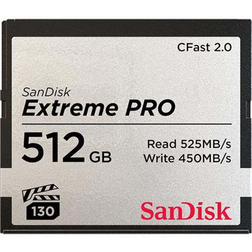 CFast 2.0 512 GB Sandisk Extreme Pro, 525/450 MB/sek, bild 3