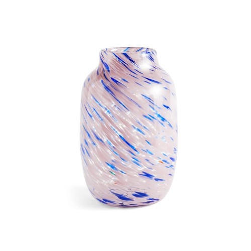 HAY - Splash Vas Rund Stor H30 cm (Rosa & Blå)