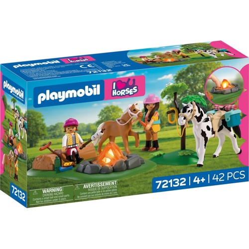 PLAYMOBIL - Horseback Riding Trip with Campfire (72132)