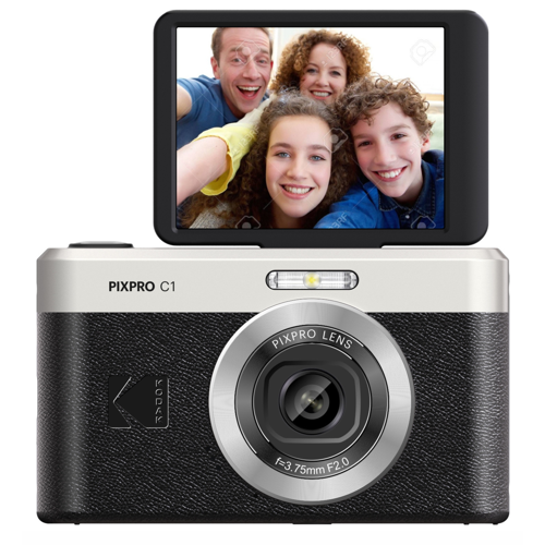 KODAK Pixpro Friendly Zoom C1 Black + Dongle - Compact Digital Camera