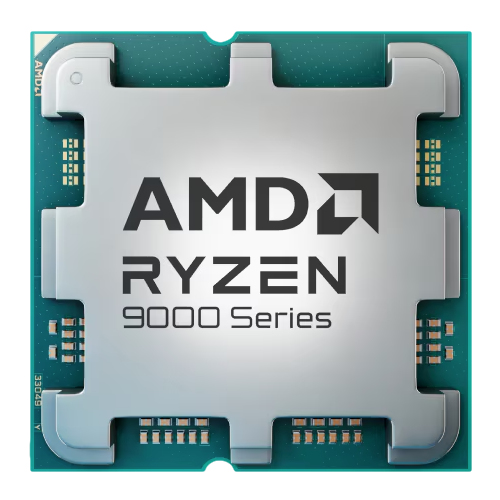 AMD Ryzen 5 9600X 6-Core 12-Thread (65W), 3,9/5,4 GHz, 38 MB cache, Socket AM5, Radeon Graphics, tray utan kylare, bild 3