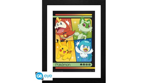 Scarlet & Violet Starters Framed Print - 30.5 x 40.6 cm, bild 3