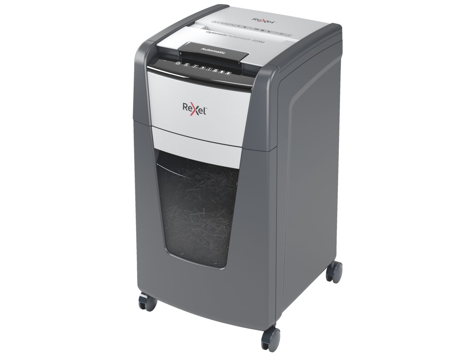 Makulator Rexel Optimum AutoFeed+ 225M mikromakulering 2x15 mm (P-5)
