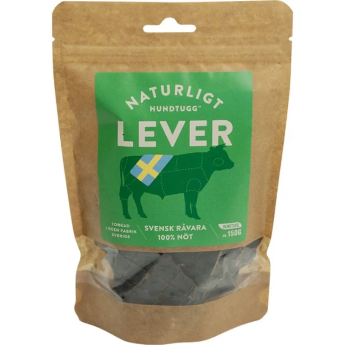 Naturligt Hundtugg Nötlever 150 g