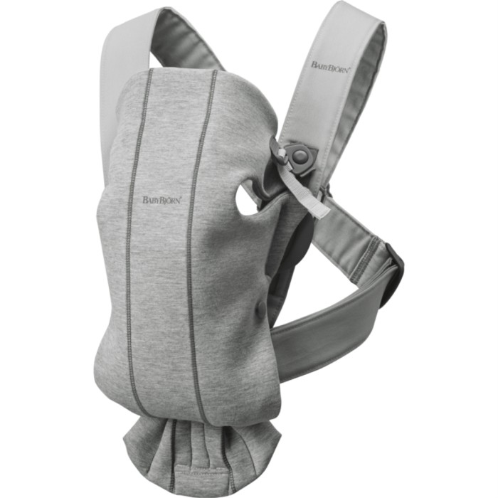 Babybjörn bärsele Mini, 3D jersey ljusgrå