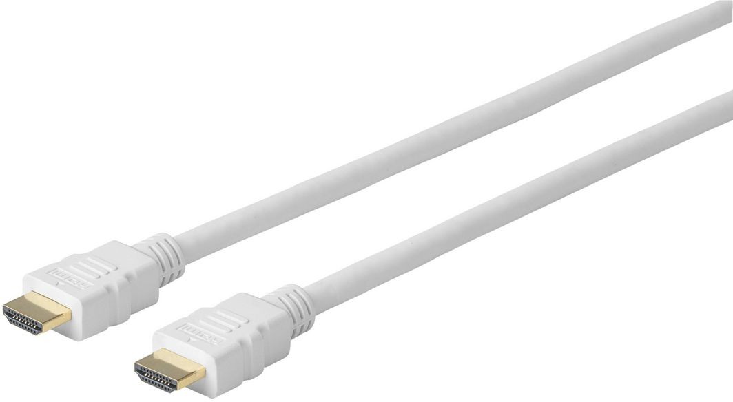 HDMI-kabel Vivolink Pro Ultra Flexible, HDMI 2.0, 4K@60Hz, 2 meter - Vit, bild 2