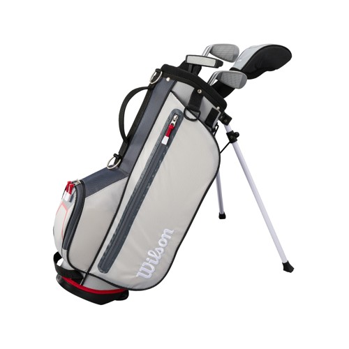 Wilson - Profile Silver Junior Golf Set - Komplett startpaket för vänsterhänta unga golfare