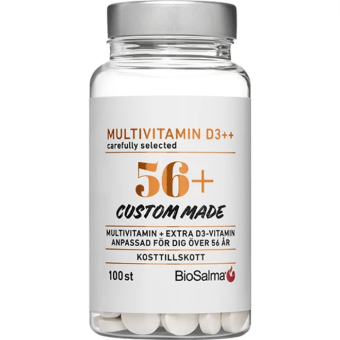 BioSalma Multivitamin 56+ D3++, 100 tabl