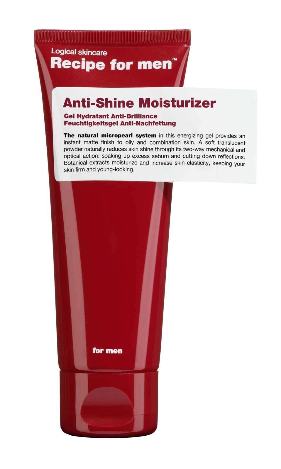 Recipe for men Anti-Shine Moisturizer 75 ml