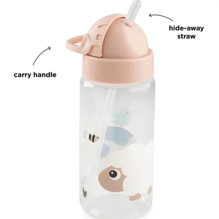 Done by Deer Straw bottle Tiny Farm Powder 350 ml, bild 3