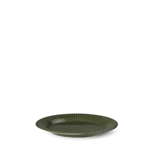 Kähler - Hammershøi Ovalt fat - Dark green - 28.5x22.5 cm