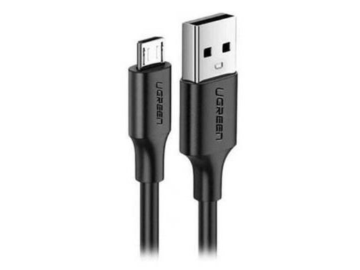 Ugreen USB-A till Micro USB kabel 2A, 2m - Svart