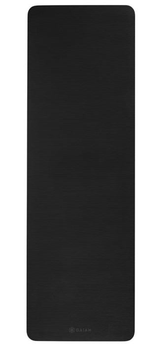 Gaiam Essentials Fitness Mat Black 10 mm