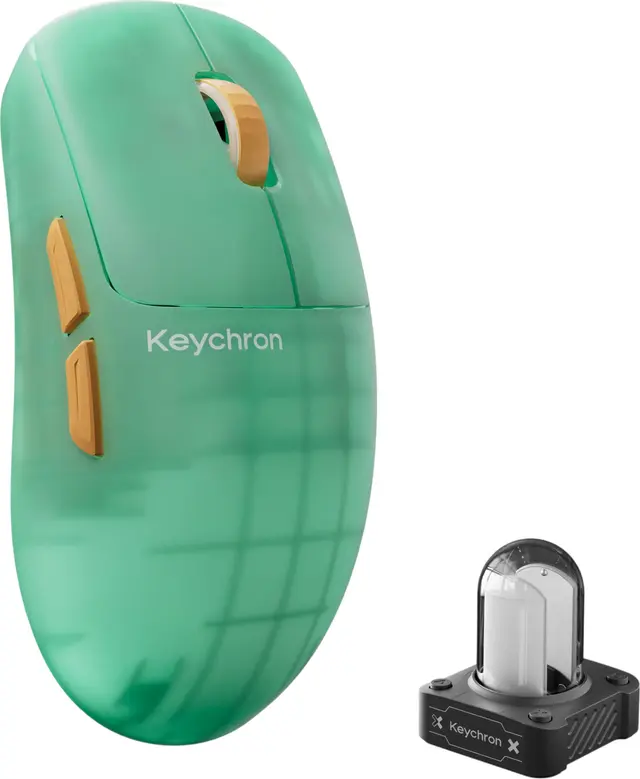 Keychron G6 HE 8K trådlös spelmus (turkos)