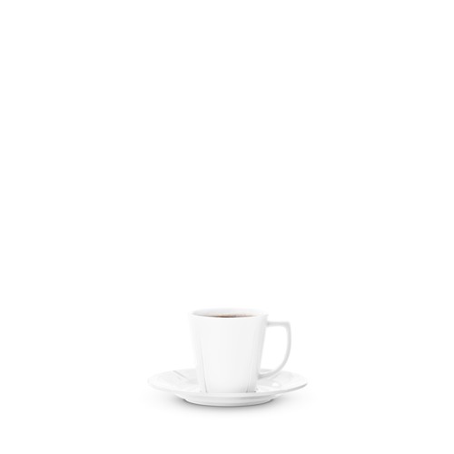 Rosendahl - GC Kaffekopp med fat - White - 26 cl - 4 st.