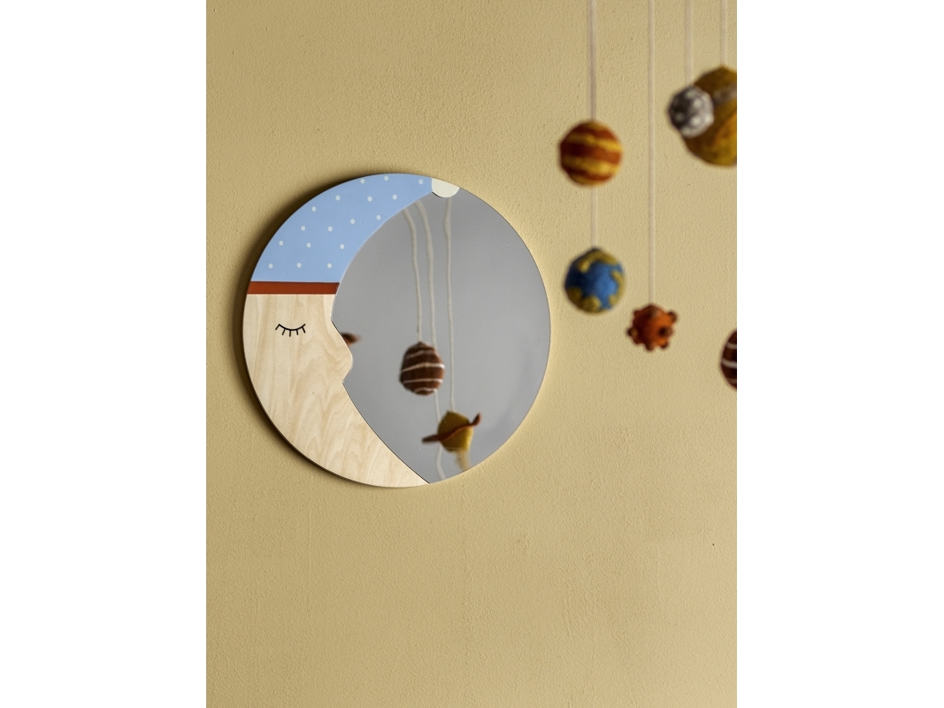 BLOOMINGVILLE MINI Moony väggspegel, multifärgad, FSC®100% plywood