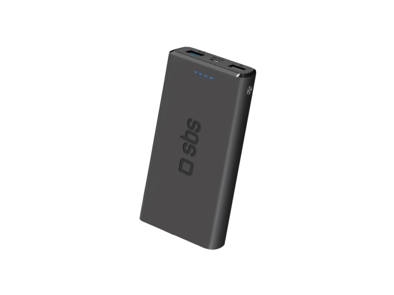 SBS Powerbank 10000 mAH, svart