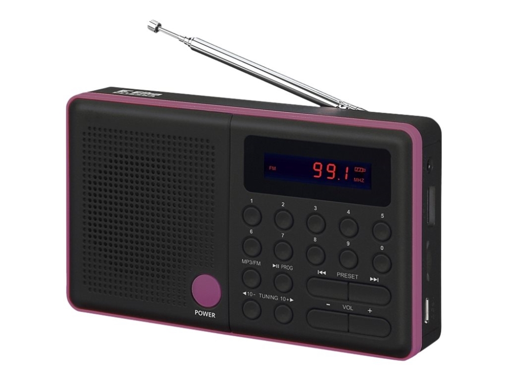 ELTRA PLISZKA 211 - Personlig radio - 1 Watt - svart