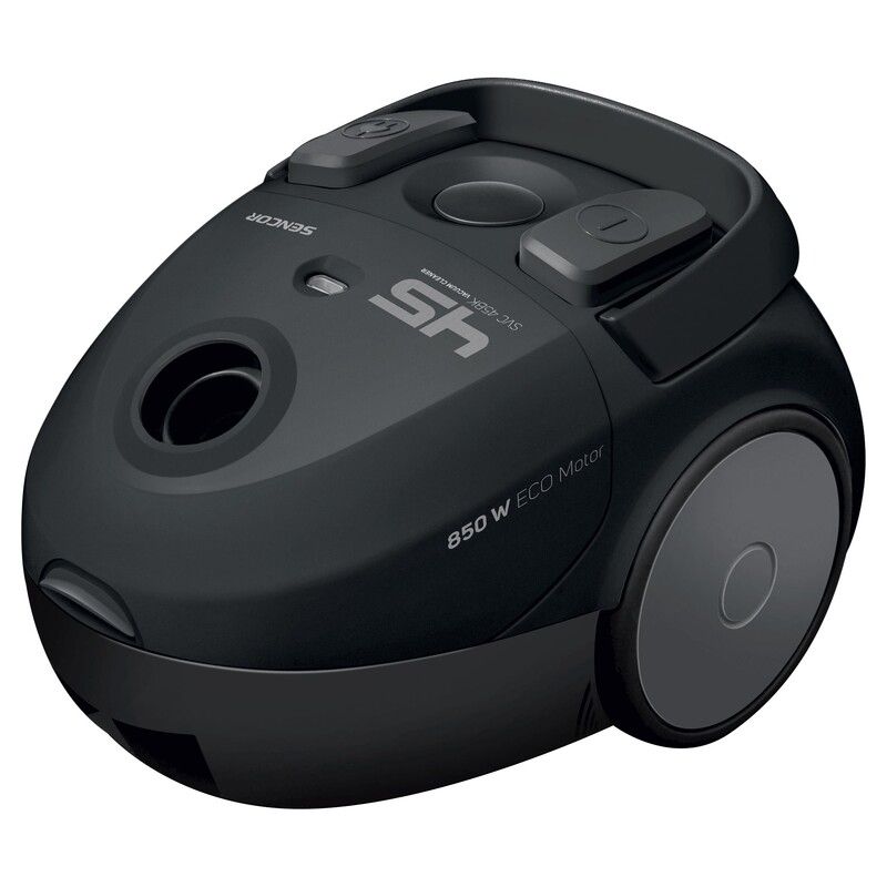 Sencor SVC 45BK-EUE3, 850 W, Trummdammsugare, Torr, Dammpåse, 1,5 l, Filtrering