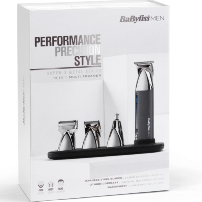 BaBylissMEN Super X Metal multitrimmer MT996E (silver)